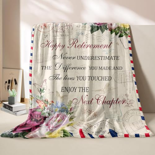 Retirement Gift for Woman, Retirement Blanket for Women 2026 Throw 60"x50" - image 4