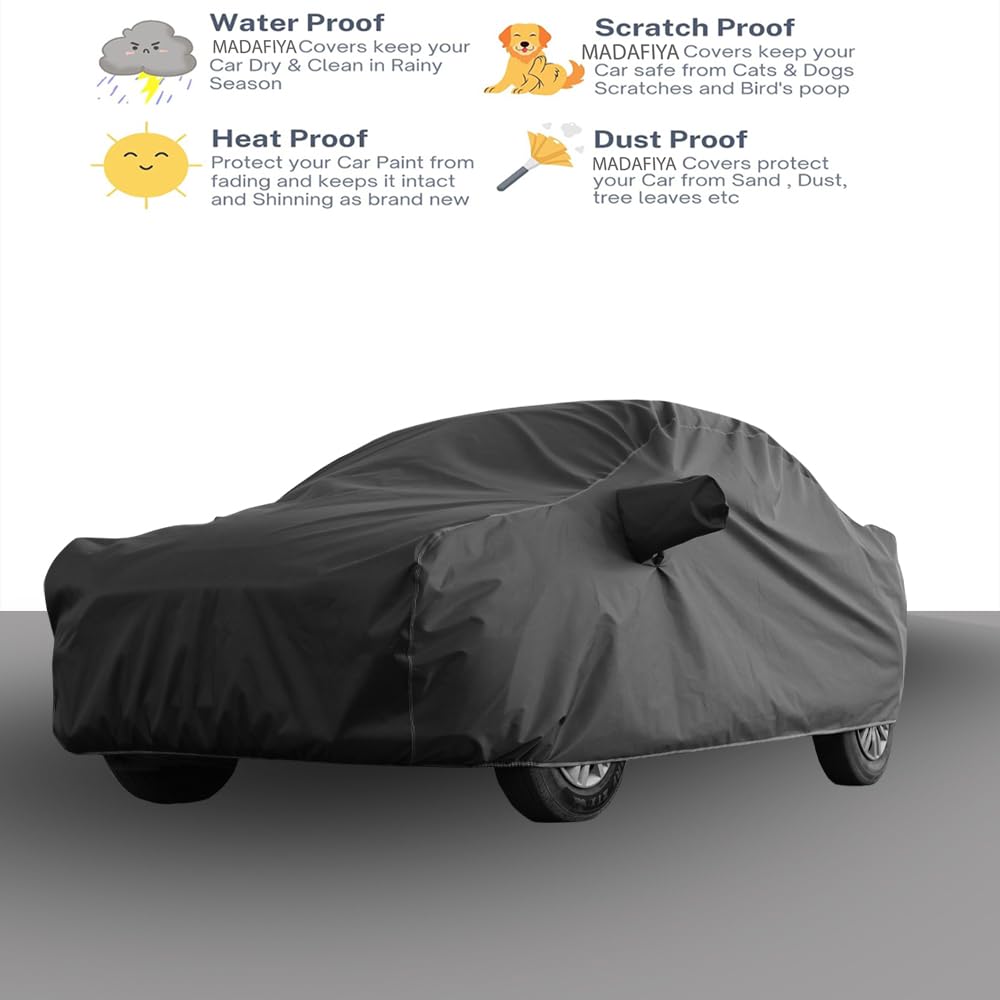 zen ZAQE 100% वाटरप्रूफ कार बॉडी कवर Tata