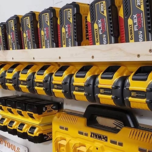 Support de batterie Dewalt Flexvolt mural robuste accessoire rangement garage et van