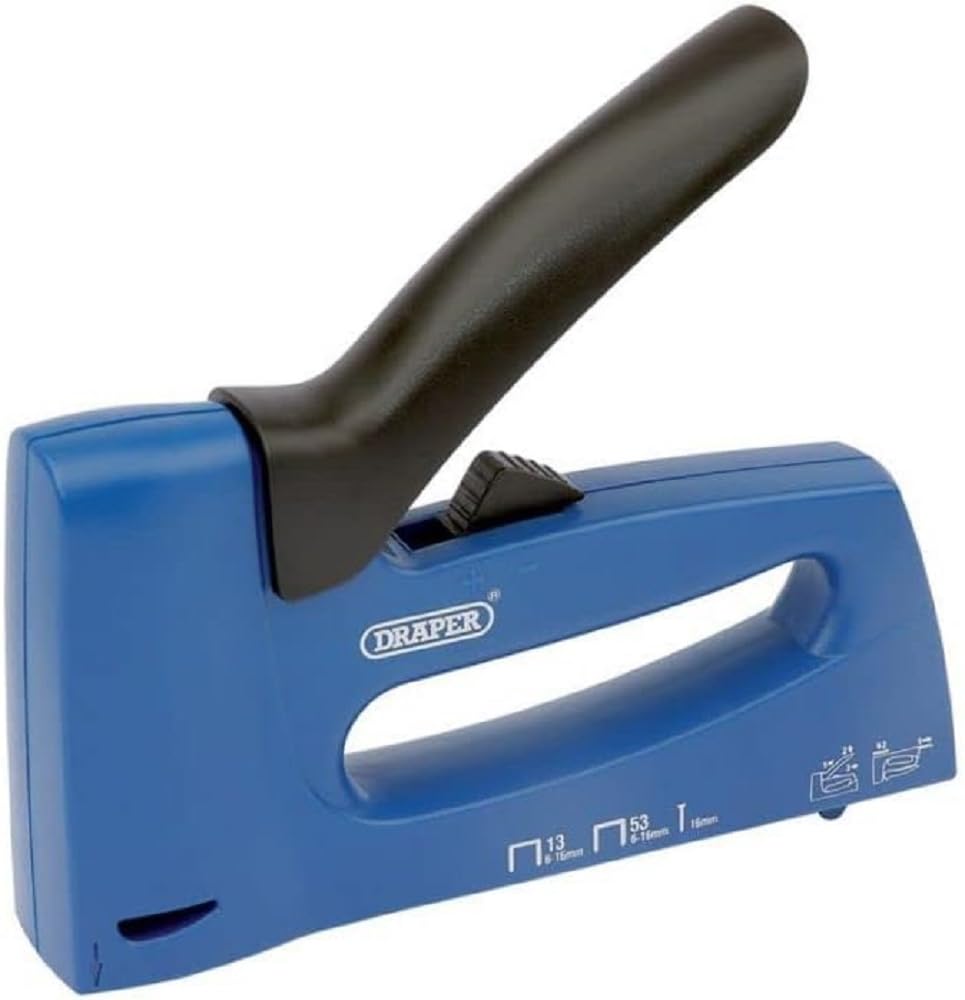Draper 48434, agrafeuse cloueuse manuelle, puissance réglable, sécurité