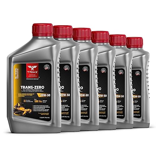 TRIAX Trans Zero 20W50 Full Synthetic HydroStatic Transmission Oil for