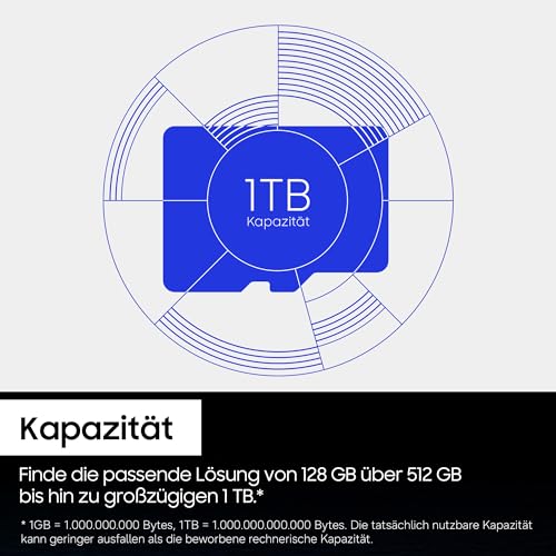 Samsung T7 microSD-Karte, 1 TB, Speicherkarte für Mobile Games auf Smartphones, Tablets und Handheld-Konsolen, UHS-I U3, Full HD & 4K UHD… – Ansicht 4