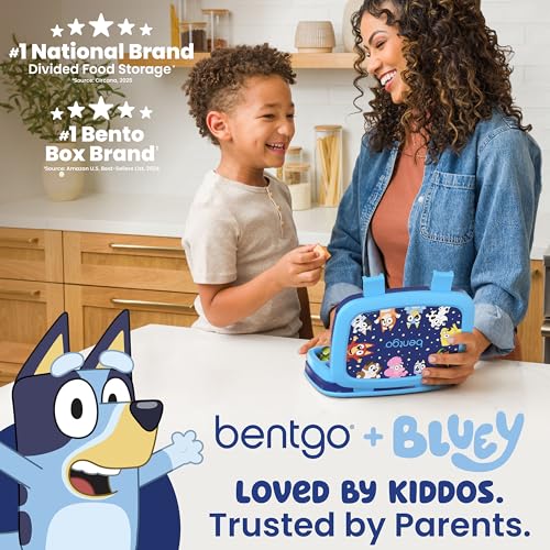 Image of Bentgo + BLUEY Kids Leak-Proof, 5-Compartment Bento-Style Kids Lunch Box
