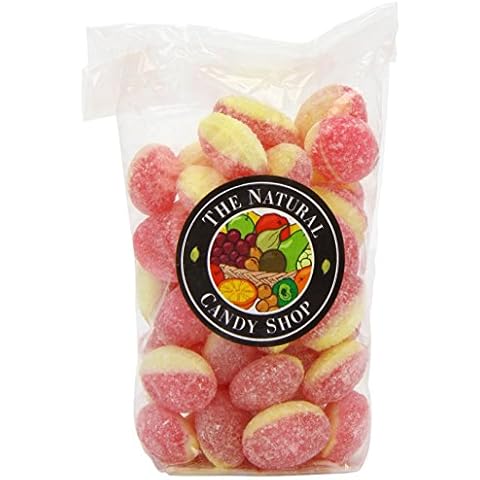 Natural Candy Shop Bag Rhubarb and Custard 250 g (Pack of 3) Cover