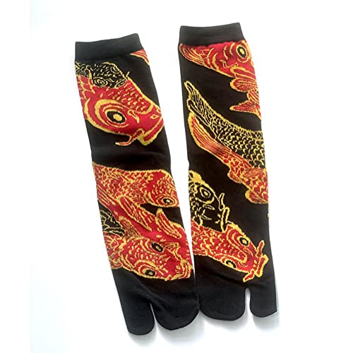 Split Toe Socks Japanese Grape Carp Wave Summer Personality Tabi Socks Tabi Tide Socks Tube Socks Sandals Socks2