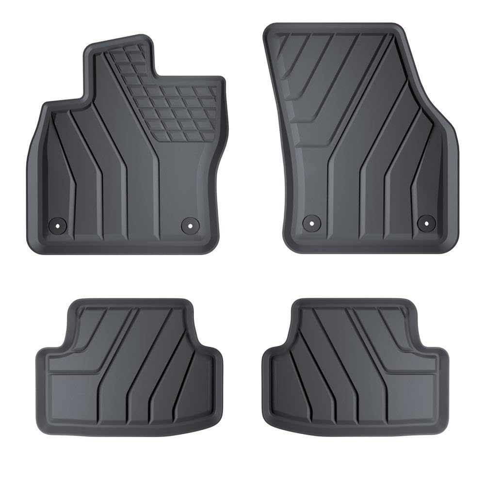 Mossa - Alfombrillas de Coche adecuadas para Seat Ateca SUV 2016-. 4 uds. S