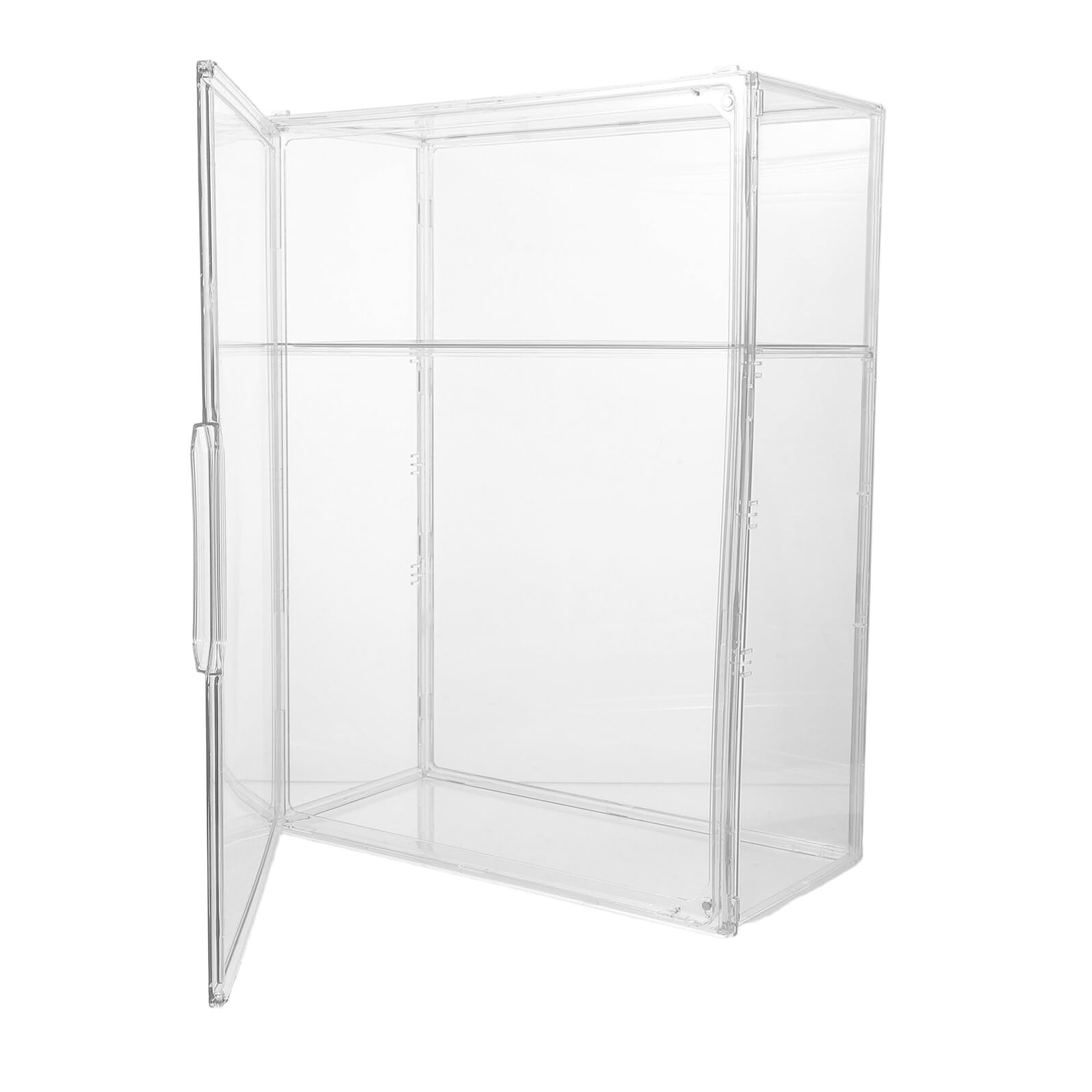 Kisangel Organizzatore per Biberon in Acrilico 3 Livelli Impilabile Scomparti, Portatile e Compatto per Accessori Allattamento in Stanza Ragazzo Ragazza