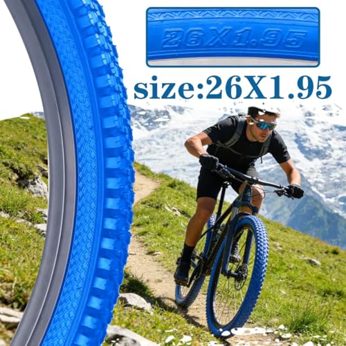 SIMEIQI Color Tires 24″x1.95″ 26″x1.95″ 2 Pack 24/26 Bike