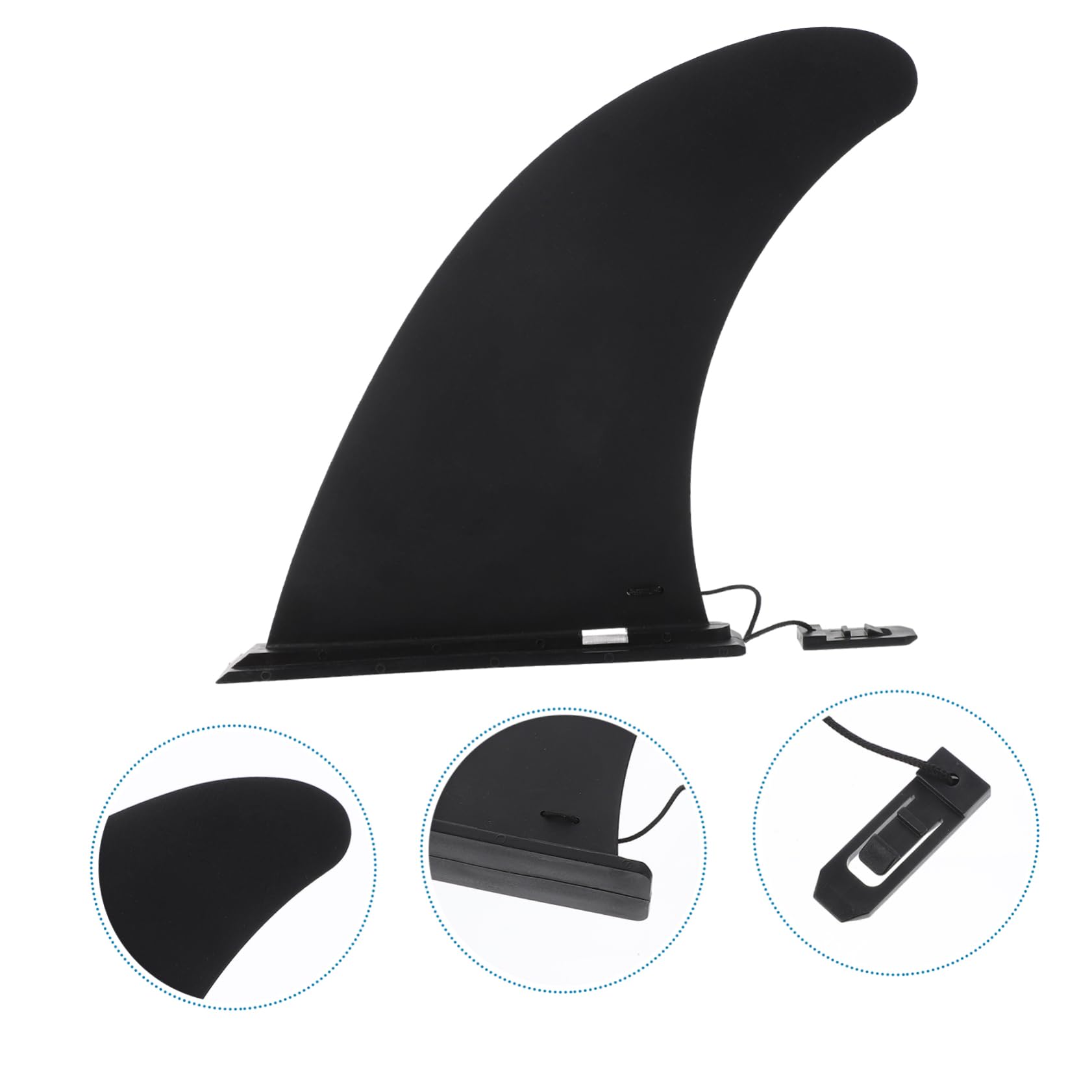 Toyvian 3 Pcs Aileron de Surf à Clip Renforcé pour Planche de Paddle et Longboard Système de Fixation Rapide