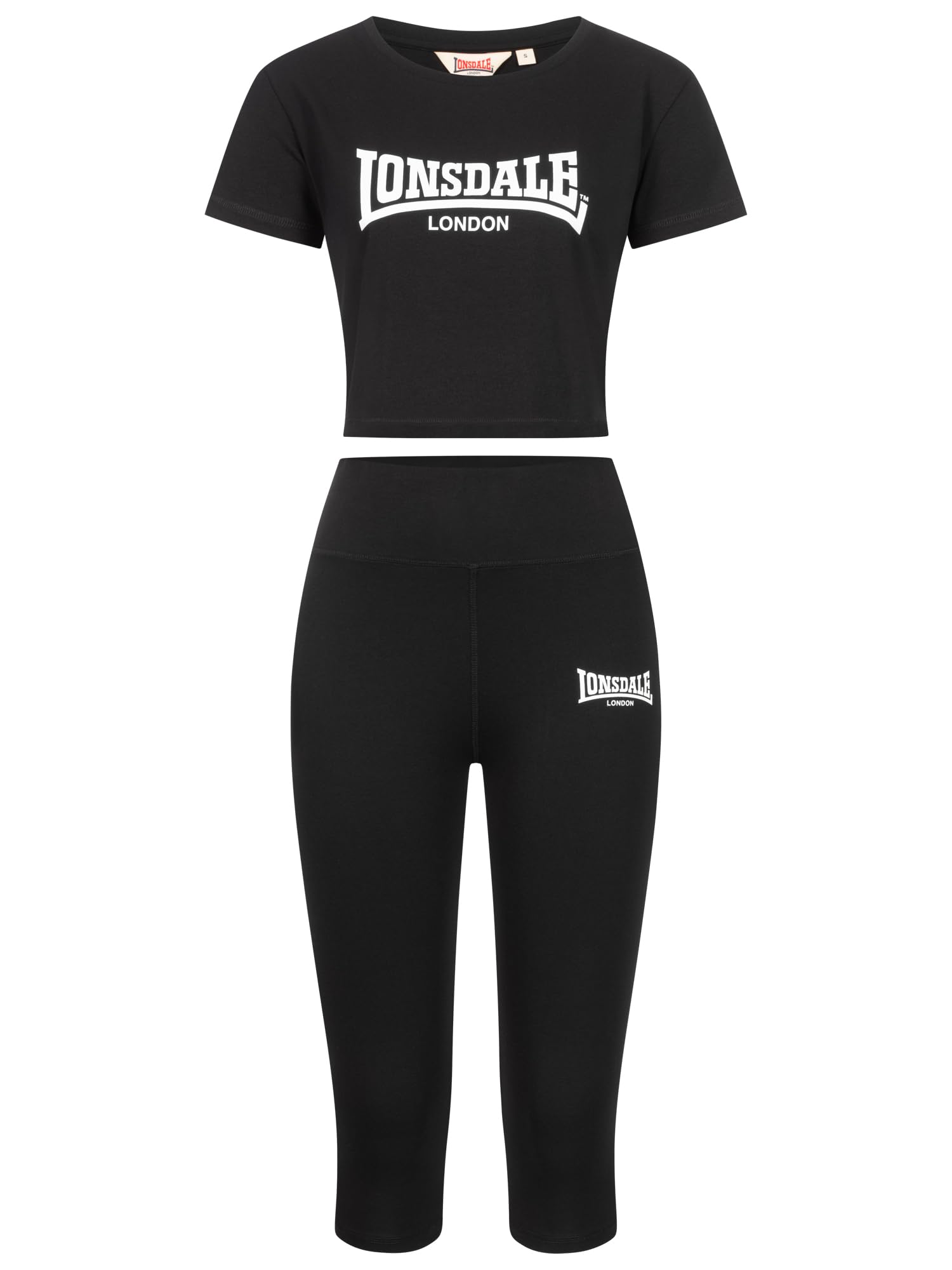 Lonsdale London IXWORTH Frauen Trainingsanzug schwarz