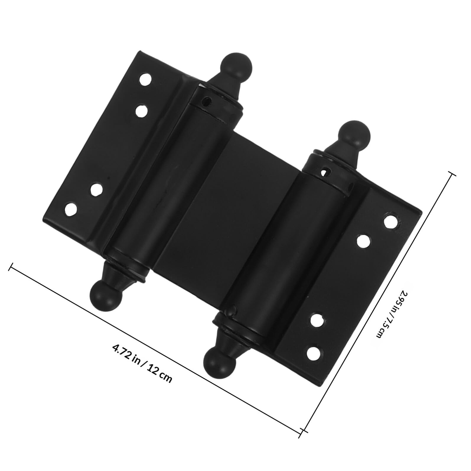BETOOKY Cerniere per Porta in Acciaio Inossidabile Doppia Molla 4 Pezzi, Chiusura Automatica, Angolo Regolabile, Adatte per Porte Interne ed Esterne