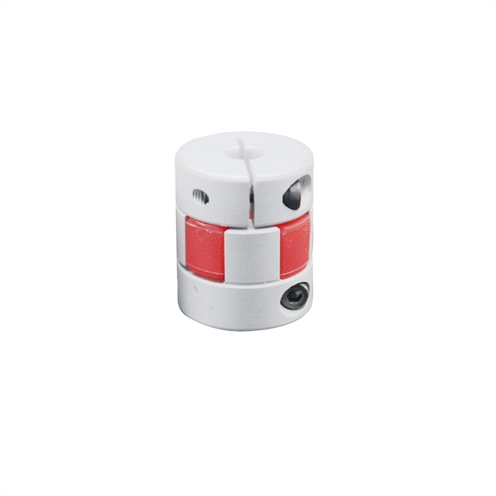4 Teile/los Koppler Aluminiumpfahl Flexible Wellenkupplung D20L25 5x8mm Stecker 5/6 / 6,35 / 8mm YIJIAN (Größe : 6.35X6.35)