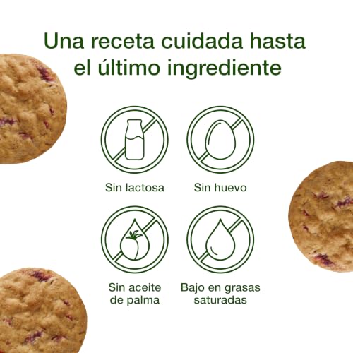 Miniatura 5 de Santiveri - Galletas Integrales Arándanos, Con Fibra Y 0 Azúcares Añadidos, Sin Aceite De Palma, Vegano - 190 G