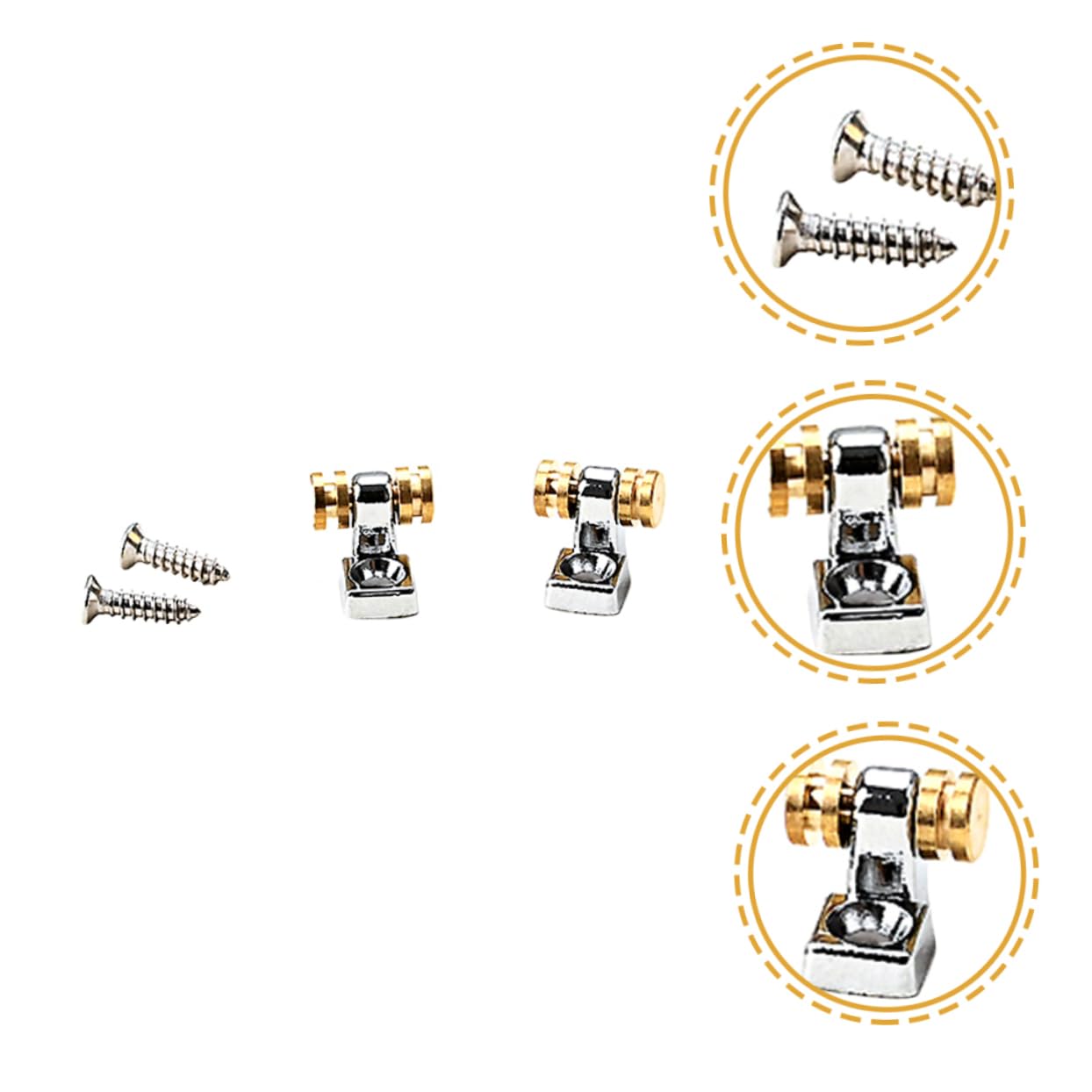 ibasenice 8pièces Retenue De Corde Pour Guitare Électrique Accessoires De Remplacement Installation Facile Et