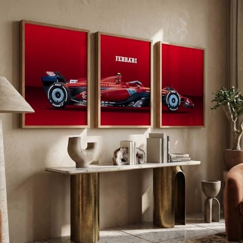 Image of kotart Big Sports Car Framed Posters | Design 910 Beige