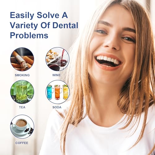 Image of Generic Teeth Whitening Strips - 28 Strips Enamel Safe for Whiter Teeth, Non-Sensitive Formula, Deep Stains Removal Tooth Whitening, Mint