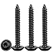 Drenky Blechschrauben Flachkopf M5x30mm,50 Stück Selbstschneidende Schrauben Mit Scheibe Edelstahl Rostfrei A2 V2A Schwarz Holzschrauben Torx Vollgewinde Baby,Schwarz günstig Kaufen-Drenky Blechschrauben Flachkopf M5x30mm,50 Stück Selbstschneidende Schrauben Mit Scheibe Edelstahl Rostfrei A2 V2A Schwarz Holzschrauben Torx Vollgewinde