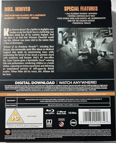Mrs Miniver ( Premium Collection ) Blu Ray ( Region free) image 4