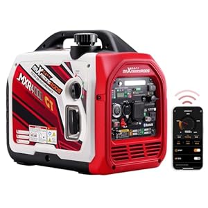 maXpeedingrods Stromgenerator Inverter 3500W Generator Benzin LPG Leise mit Bluetooth® App Fernbedienung Stromerzeuger Dual Fuel Digitaler Leicht als Notstromaggregat für Camping Garage Outdoor