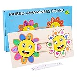 NAMOARLY 1 セット 花合わせパズル sunflower toys puzzle to-y トイ エニグマ キッズパズル サイトワードゲーム キッズナンバーパズル 多機能 学習ボード 教材