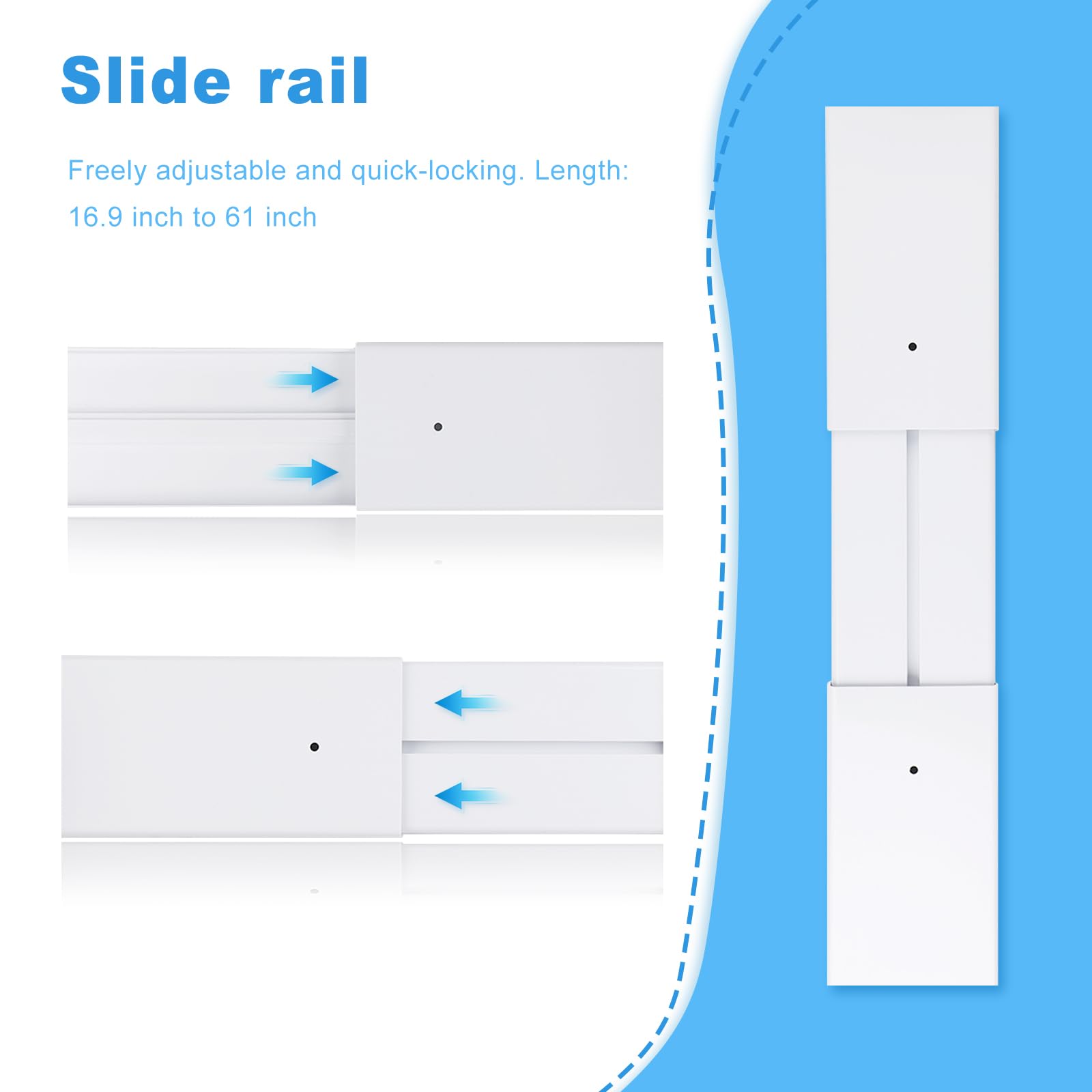 XIHIRCD Kit de Ventana de Aire Acondicionado Portátil, con Acoplador Universal Sello de Ventana Ventilación de Ventana de CA para Ventana Corrediza Vertical/Horizontal para Manguera de Escape de 13cm