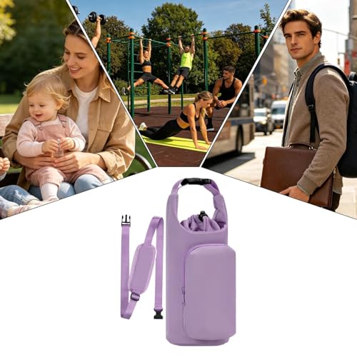 Eslinga para botella de agua ajustable, bolso deportivo para deportes y coche 4