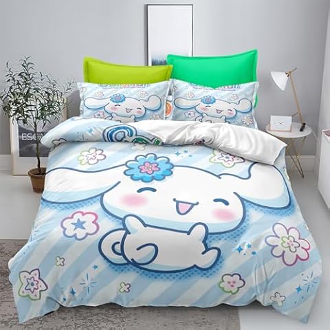 XYRXARIC Cinnamoroll Bedding Set Cover