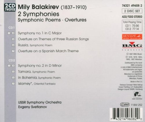 Two Twofer - Balakirew (Sinfonische Werke)