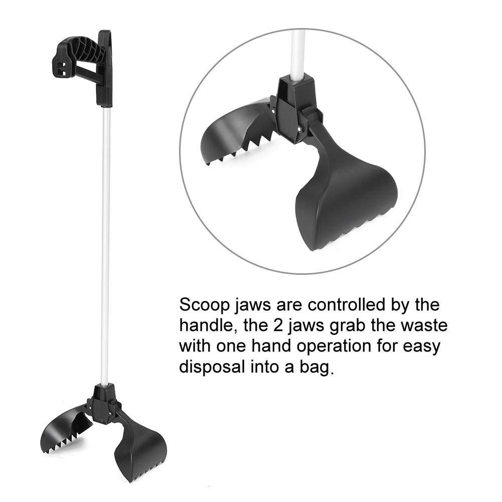 Poop Scoops für Hunde,Dog Poop Scoop Dirt Picker Hundekot Greifer Sammler Tool mit langem Griff, kein Bücken mehr