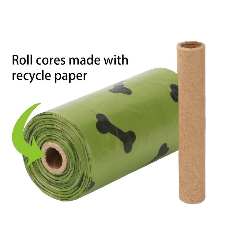 Image of Dog Poop Bags, Leak Proof, 360 Counts, Suitable for Big and Small Dogs, Green