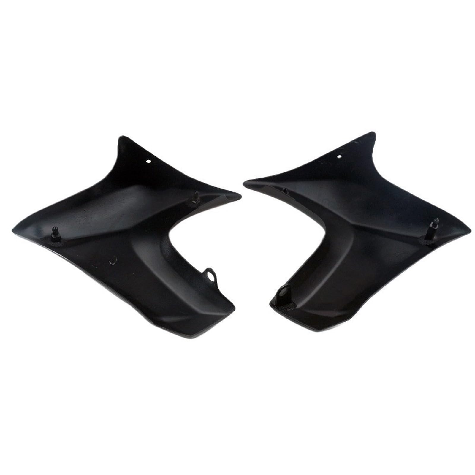 Motorrad Kühlerschutz Kompressionsverkleidungen Rechte Seite oder Linke Kühlerabdeckung Matte Verkleidung Passend für Kawasaki ER6N ER-6N 2012-2016 ABS Motorradwasser Retikul(Left Side)