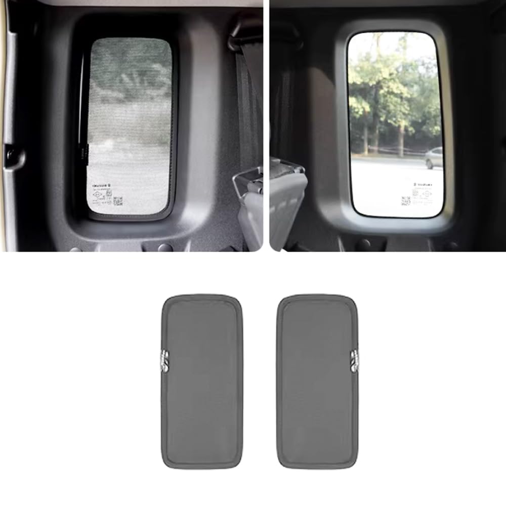 Fit for Suzuki Jimny 4-Door 2023 2024 2025 Auto Inner Door Window Anti-UV Windshield Sunscreen Dust Protector Cover，Sun Visor Shades Privacy Net Gauze Curtain Anti-Insect (Trunk Window Full)