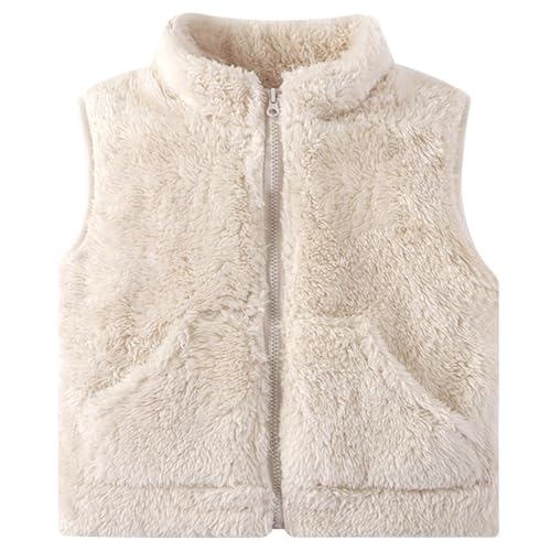 AIWUHE Toddler Boys Girls Fleece Vest Jacket
