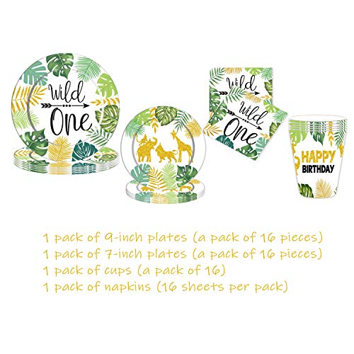 JeVenis Jungle Dieren Feestartikelen Jungle Feestborden Wild One Verjaardagsfeestartikelen Wild One Party Favors Wild… - Image 8