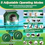 2 Pack Solar-Powered Ultrasonic Animal Repellent with Motion Sensor, Waterproof Cat Deterrent with LED Flashing Lights, Perfect for Outdoor Yards, Effective to Repel Cats, Coyotes, Raccoons, and Deer. - Image 4