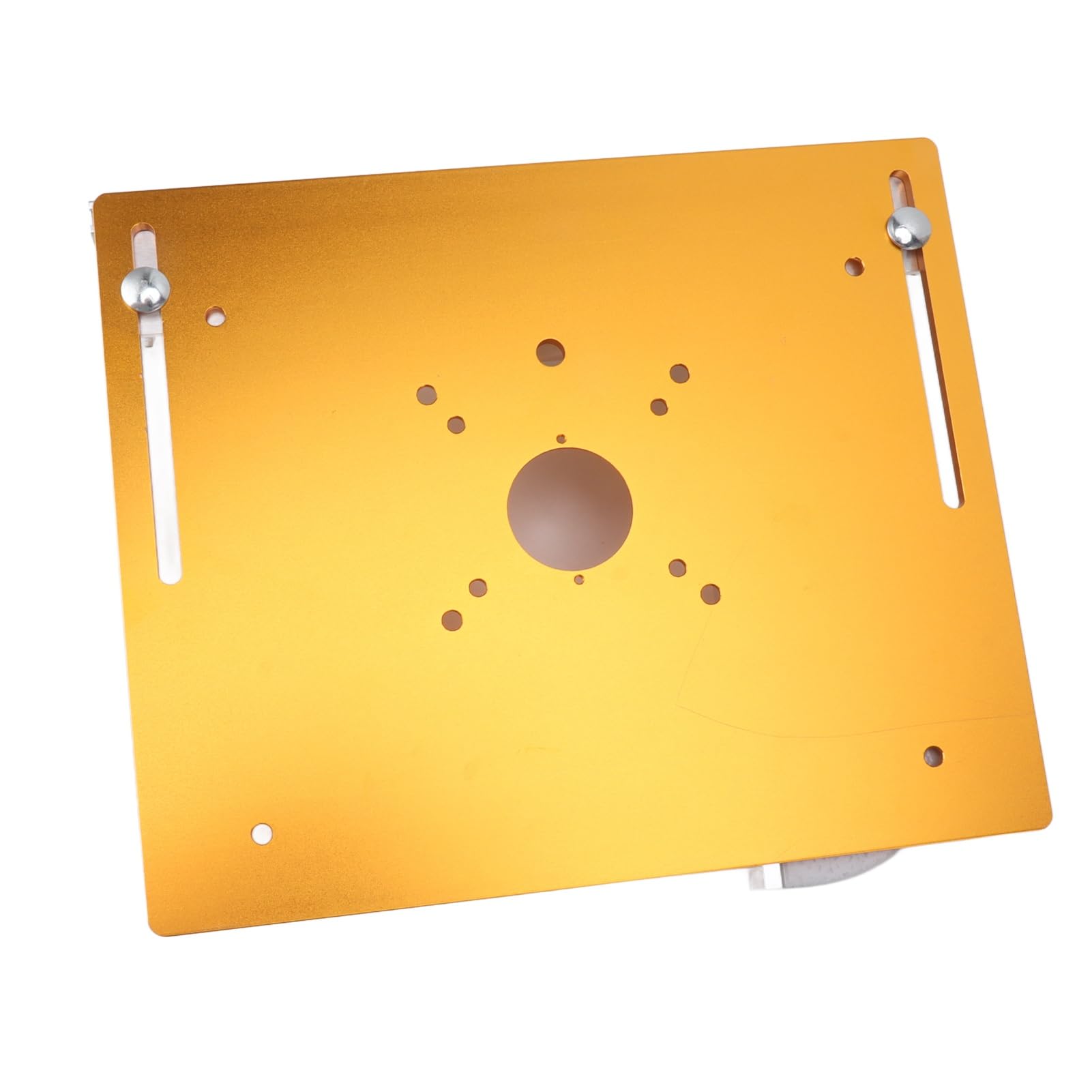 Tabla de enrutador Insertar placa de alta eficiencia Bancos de carpintería Material de aluminio