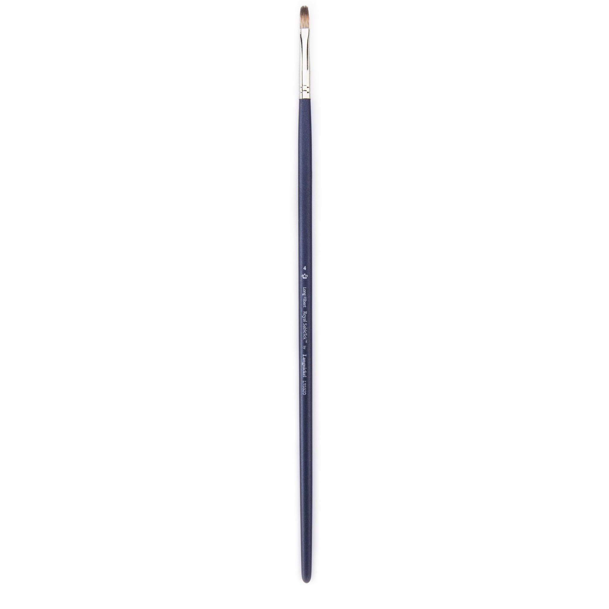 Royal Sabletek Long Handle Long Filbert 1 - Artist Paint Brush - L95520-1 - Single