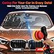 Ofeace Poliermaschine Auto Akku 8 Variable Geschwindigkeiten - Poliermaschine Auto 5500RPM mit 2*21V 2.0Ah Batterie und 22pcs Aufsätze Car Polishing Machine für Auto-Detailpflege und Kratzerentfernung