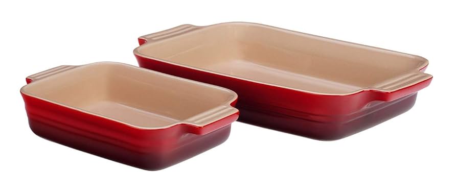 【新品】ル・クルーゼ　レクタンギュラーディッシュ（大） Amazon｜ルクルーゼ レクタンギュラー・ディッシュ 19cm