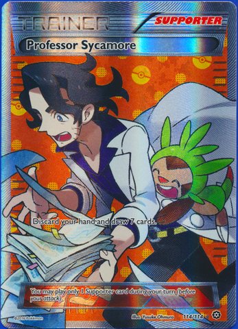 Pokemon - Professor Sycamore (114/114) - XY Steam Siege