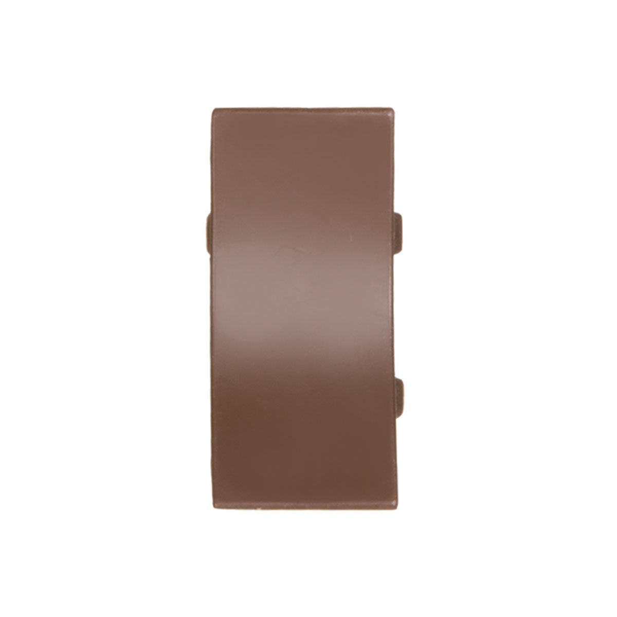 HOLZBRINK Łącznik do listwy przyblatowej do blatu kuchennego ciemny orzech PVC 23x23 mm
