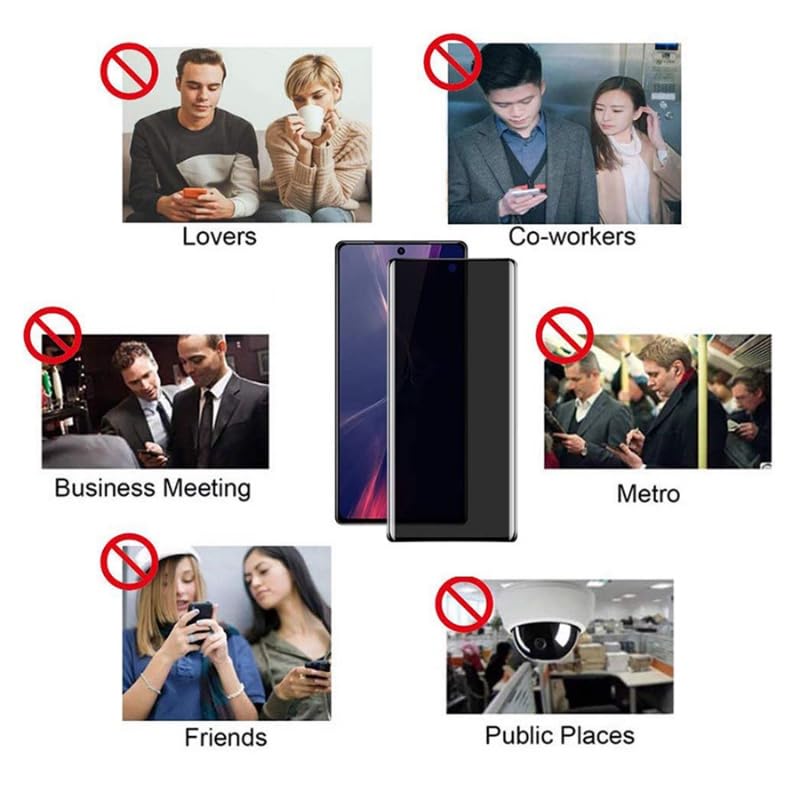 Image of Tempered Glass For Glx Pro 3D Smartphone Curved Tempered Glass Screen Protector Border-Less Full Edge To Edge [9H Hardness] [Crystal Clear] [Scratch Resistant]