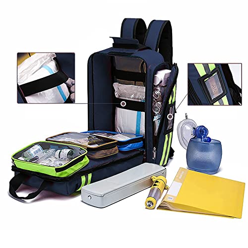 Mochila de primeros auxilios de gran capacidad para gestionar crisis imprevistas 4