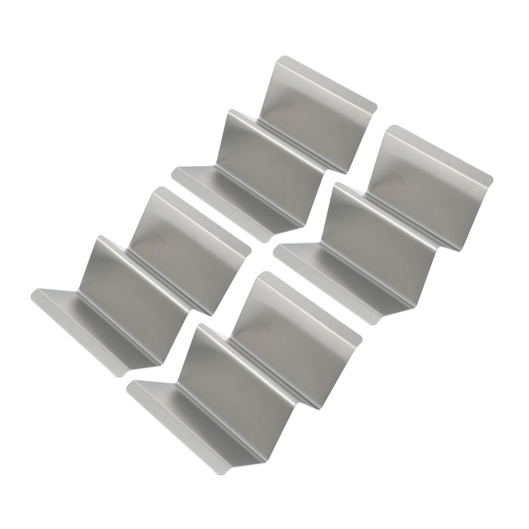 HOLIDYOYO Quality Stainless Steel Taco Holders Rack Rustproof for Family Parties Outdoor Events