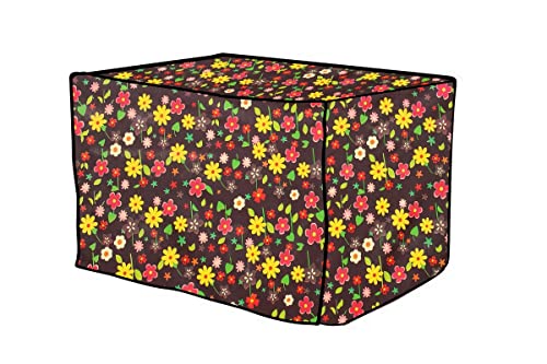 Image of The Furnishing Tree PVC Waterproof Microwave Oven Cover Compatible for Whirlpool 25 L Convection Magicook Elite miniFloral Pattern Multicolor