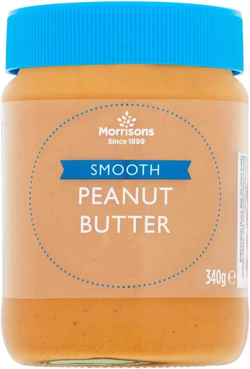 Morrisons Peanut Butter 100 Peanuts Smooth 340g Amazon.co.uk Grocery
