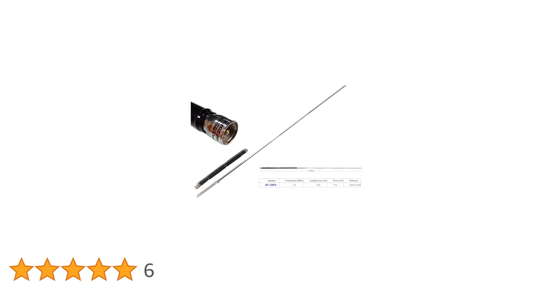 Amazon | ダイヤモンド HF20FX モービルアンテナ HF-20FX