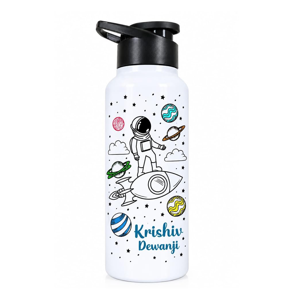 Personalized Mermaid Sipper Bottle - Custom Name Gift -12