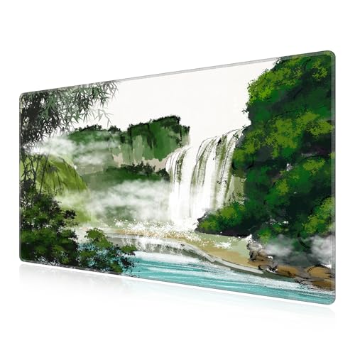 Tapis de Souris à Bords Cousus XXL LL-COEUR Finition Premium