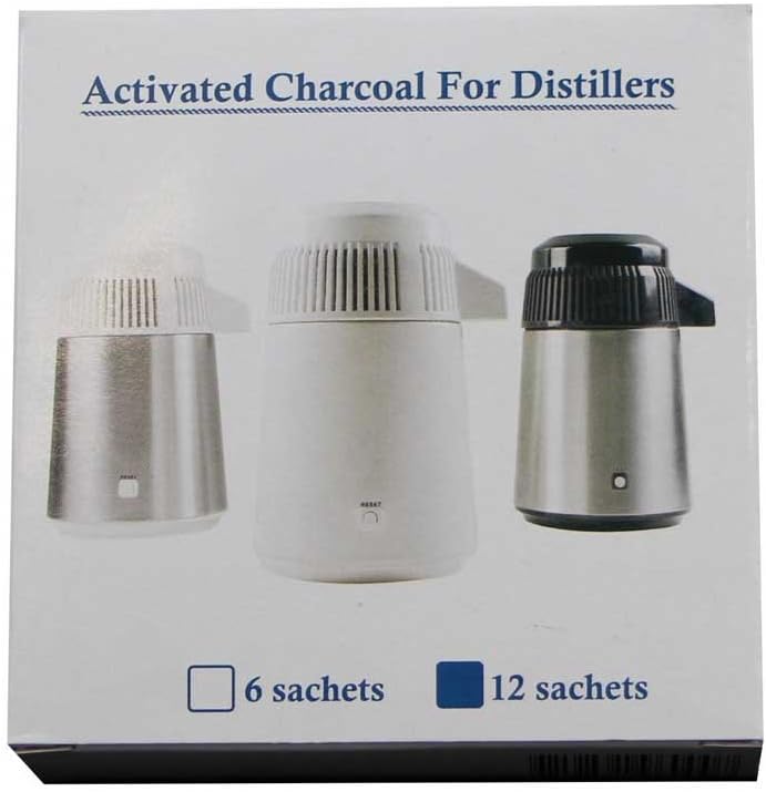 12x Euronda Activated Carbon Filter Aquadist Water Filter Carbon Filter for Aquadist 2G Water Distiller